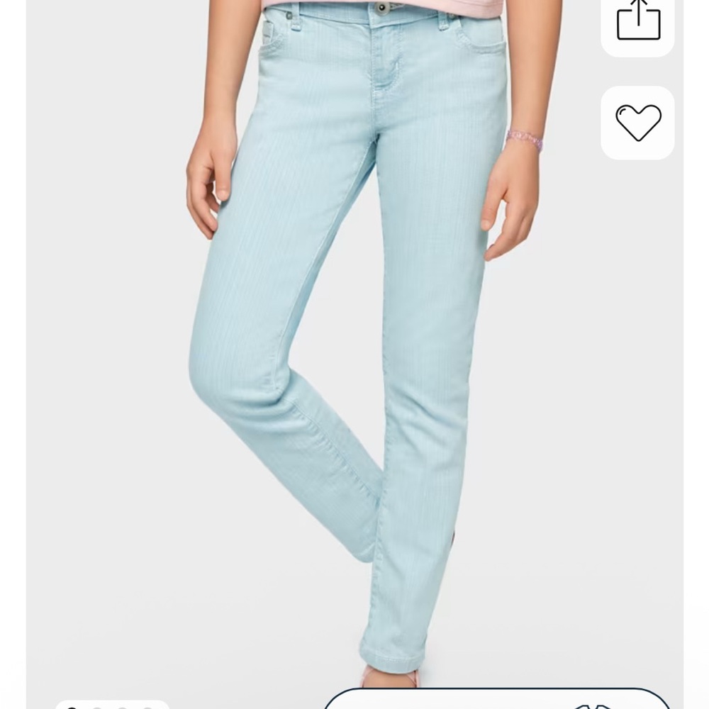 Light Blue Girls Jeans size 8 NWT